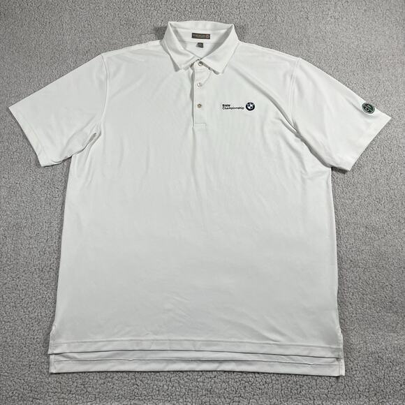 Peter Millar Polo Shirt Men 2XL BMW Championship Summer Comfort Performance Golf - Picture 3 of 16